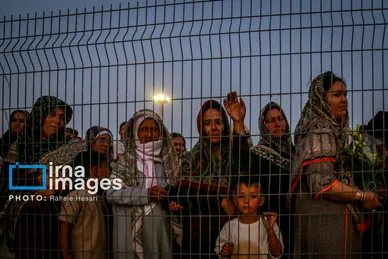 گزارش تصویری | آیین «قارشیلاماق حاجی‌لاردان»