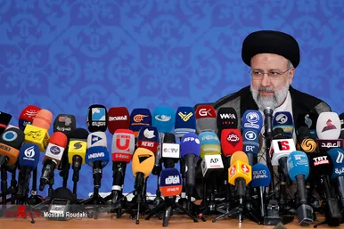 نشست خبری رئیس جمهور منتخب