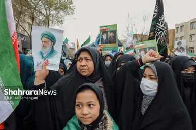 گزارش تصویری | تجمع مهاجران افغانستانی در محکومت جنایت آمریکا و رژیم صهیونیستی مقابل دفتر سازمان ملل در مشهد