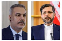 گفت‌وگوی «فیدان» و «خطیب‌زاده» در اجلاس دیپلماسی «آنتالیا»