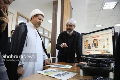 بازدید جمعی از مسئولین شهری و استانی مشهدمقدس از موسسه فرهنگی شهرآرا (۵) (۱۷ مرداد ۱۴۰۳)