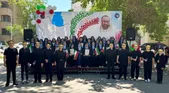 اخبار کودکان | اجرای سرود «رویای میناب» توسط دانش‌آموزان دبستان مفتاح