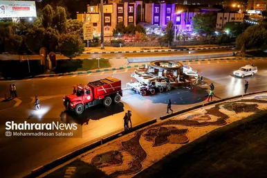 عملیات انتقال دستگاه TBM حفاری قطار شهری