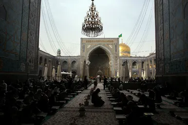 ترتیل خوانی قرآن کریم در مسجد گوهرشاد حرم مطهر رضوی