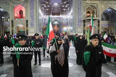 گزارش تصویری | مراسم احیای اولین شب قدر در حرم مطهر امام رضا (ع)