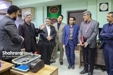 بازدید جمعی از مسئولین شهری و استانی مشهدمقدس از موسسه فرهنگی شهرآرا (۳) (۱۶ مرداد ۱۴۰۳)