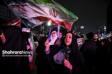 گزارش تصویری | اجتماع مردم مشهد در خونخواهی قائد امت در خیابان هاشمیه
