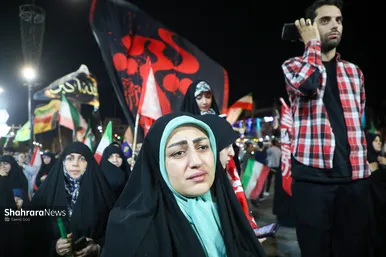 گزارش تصویری | وداع با پیکر سردار شهید حسین ظریفی در دویست‌ودهمین شب اجتماع مشهدی‌ها