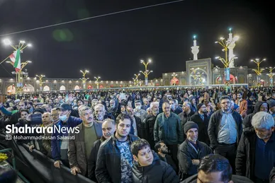 گزارش تصویری | وداع با پیکر مطهر شهدای مدافع امنیت در حرم مطهر امام‌رضا(ع)