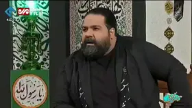 چاووشی خوانی رضا صادقی در برنامه زنده تلویزیونی + فیلم