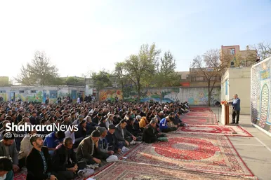 اقامه نماز عید سعید فطر در محله گلشهر (۲۲ فروردین ۱۴۰۳)