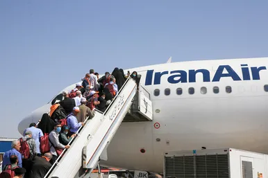  نخستین پرواز اعزام حاجیان از فرودگاه بین المللی شهید هاشمی نژاد 