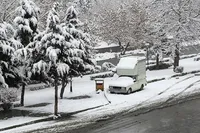ویدئو| نمایی زیبا از زمستان برفی همدان