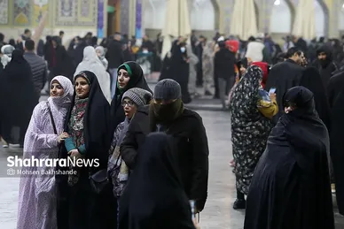 شب عید مبعث در حرم مطهر رضوی