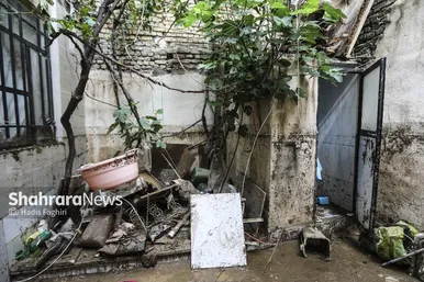 تصاویری از محله سیدی مشهد پس از سیل روز چهارشنبه