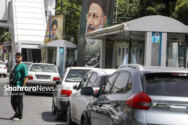 گزارش تصویری | فضاسازی شهری به مناسبت اولین سالگرد شهدای خدمت در مشهد