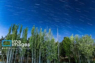 عکس‌هایی از بارش شهابی برساوشی