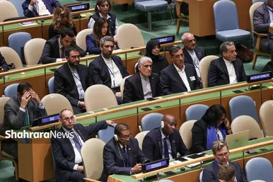 عکس| سخنرانی رئیس جمهور پزشکیان در مجمع عمومی سازمان ملل متحد