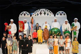 اجرای یک تئاتر توسط کانون پرورش فکری کودکان در عراق