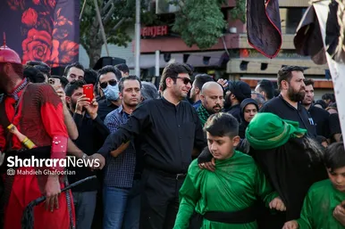 آیین خیمه سوزان عصر عاشورا در مشهد
