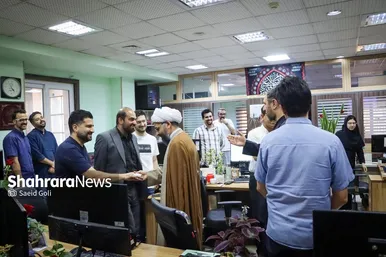 گزارش تصویری | بازدید جمعی از اعضای شورای شهر از موسسه شهرآرا به مناسبت روز خبرنگار
