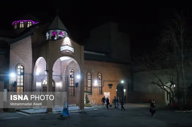 مراسم آغاز سال ۲۰۲۲ میلادی در تهران
