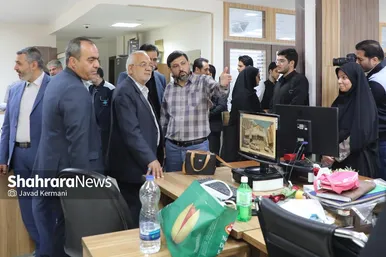 بازدید جمعی از مسئولین شهری مشهدمقدس از موسسه فرهنگی شهرآرا (۲) (۱۶ مرداد ۱۴۰۳)