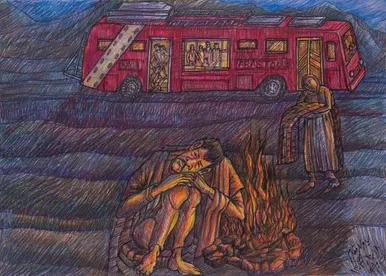 سیروس مقدم و نقاشی‌هایی از «پایتخت۷»