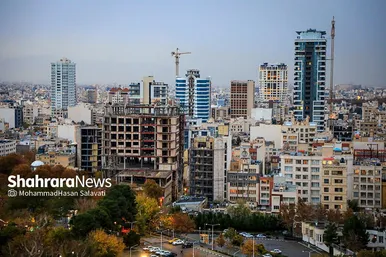 طراوت باران پاییزی در مشهد