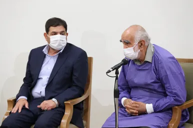 دریافت دُز اول واکسن ایرانی کرونا توسط رهبر انقلاب