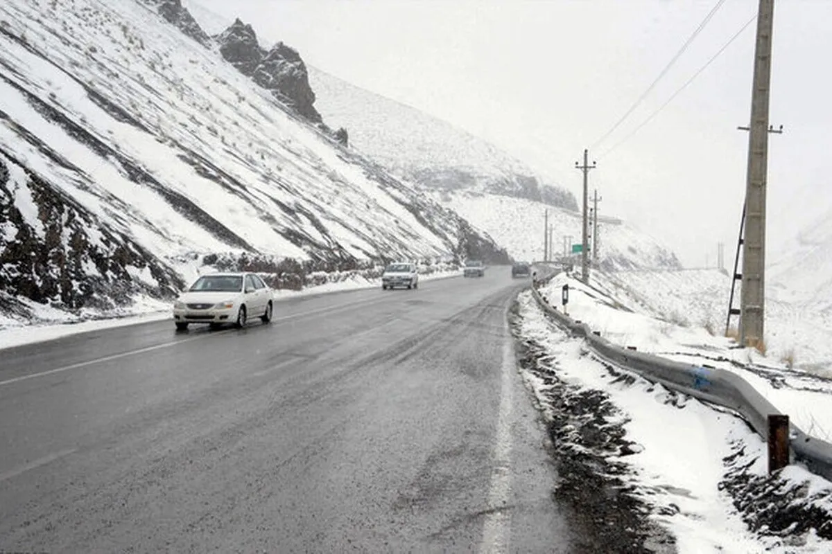 ویدئو| تصویری متفاوت از زمستان جاده چالوس