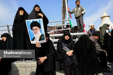 گزارش تصویری | عزاداری شهادت رهبر معظم انقلاب اسلامی در میدان شهدا مشهد