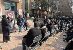 وداع دوستان و همکاران با پیکر &laquo;شهرام عبدلی&raquo;