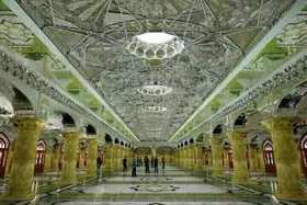 صحن حضرت زهرا (س) در نجف اشرف آماده میزبانی از زائران اربعین