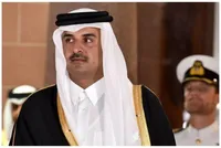 امیر قطر وارد تهران شد + فیلم