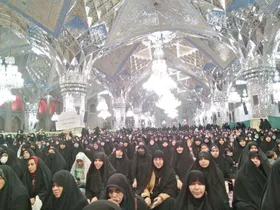 آغاز اجتماع بانوان فاطمی در حرم مطهر رضوی