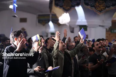 مراسم احیای ناشنوایان در حرم مطهر امام رضا(ع)