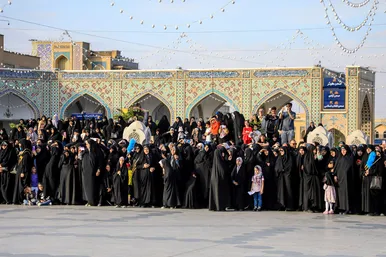 تشیع پیکر «شهید علی الداغی» در حرم مطهر رضوی