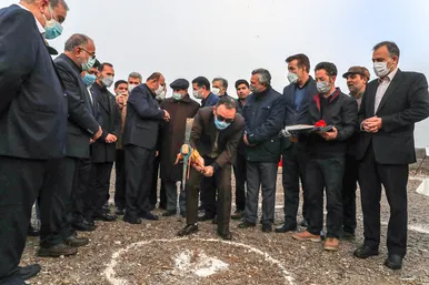 آیین کلنگ‌زنی ۴۰۰۰ واحدی طرح نهضت ملی جهش تولید مسکن در مشهد