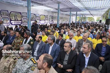گزارش تصویری | مراسم بهره برداری از فاز یک بوستان جهانشهر مشهد
