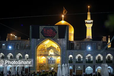 مراسم احیاء شب ۱۹ ماه مبارک رمضان در حرم مطهر رضوی