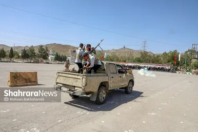 آیین دانش‌آموختگی فراگیران مرکز آموزش مرزبانی خراسان‌ رضوی‎‎