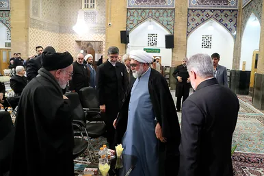 مراسم آغاز عملیات احداث رواق مبارکه امیرالمومنین علیه السلام در حرم رضوی