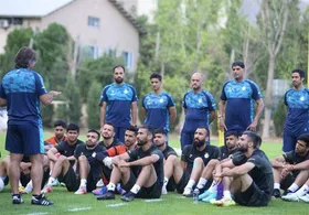 تمرین تنبیهی ساپینتو برای استقلالی&zwnj;ها