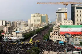 ویدئو| تایم لپس تشییع باشکوه شهدای خدمت در مشهد
