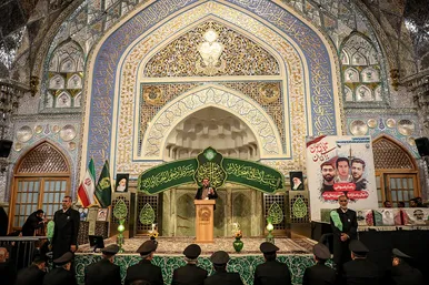 تشییع با شکوه ۳ شهید مدافع امنیت در مشهد