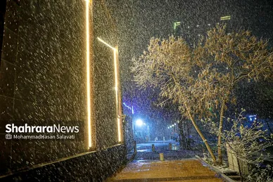 گزارش تصویری | بارش شدید برف در مشهد