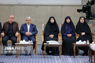 عکس‌هایی از دیدار رئیس‌جمهور و اعضای هیئت دولت چهاردهم با رهبر معظم انقلاب