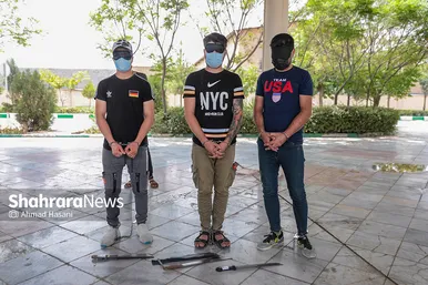 دستگیری اراذل و اوباش در مشهد