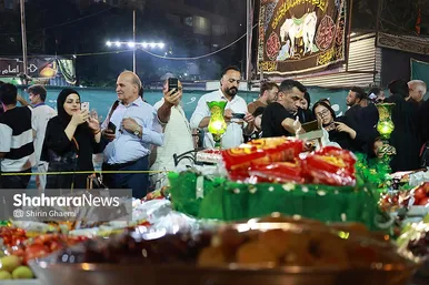 گزارش تصویری | عزاداری شب هشتم محرم در شهرک عرب‌ها ـ مشهد